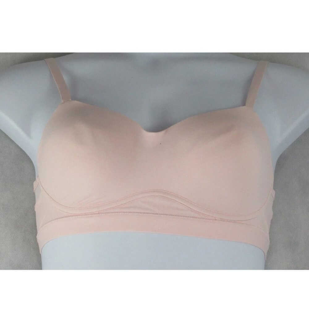 Calvin Klein Women's Perfectly Fit Flex Lightly Lined Bralette, Pink, Medium